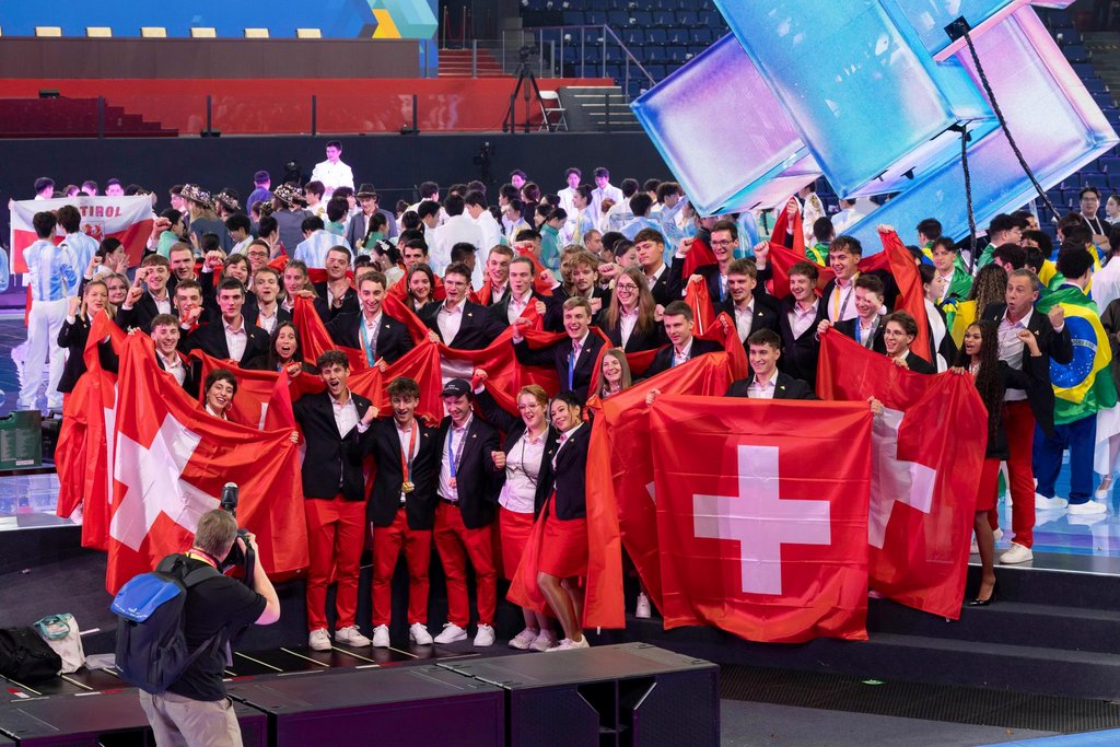 
										Ein letztes Mal WorldSkills-B&uuml;hne: Mit der Closing Ceremony endet eine intensive Wettkampfwoche in Shanghai. Foto: SwissSkills (Tatjana Schnalzger)
									