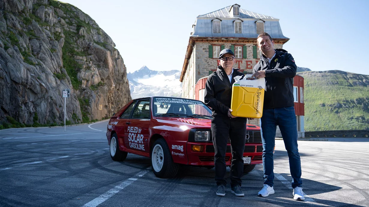 
										Mit Solartreibstoff von Synhelion über Schweizer Pässe
									