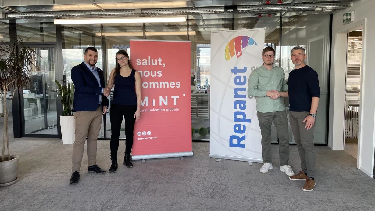 
										Repanet Suisse und Mint bieten ihren Partnerbetrieben besten Marketingsupport
									