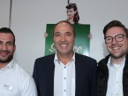 Okan Narli, Jean-Paul Nicolier e Jens Biermann (Hella Gutmann): «SAS è perfettamente organizzata e contribuisce così alla buona immagine del ramo svizzero dell’auto.»