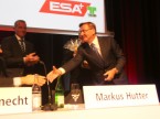 Il a accepté de nombreuses félicitations : Charles Blättler, ancien président de la direction d’ESA.