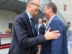 Immer nahe am Kunde: ESA-CEO Giorgio Feitknecht (links).