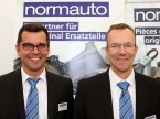 Almir Prusevic und Andreas Eberhard (Normauto): «Wir können unsere Kunden direkt empfangen und die Zusammenhänge erklären.»