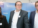 Andrea Lang, Markus Kreisig und Ralf Pichel (Texa): «Wir setzen den Schwerpunkt Diagnosegerät und schauen, ob das das neue Zugpferd werden kann.»