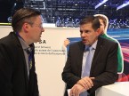 Sandro Compagno (AGVS-Medien) im Gespräch mit Markus Hesse (AGVS-Zentralvorstand).